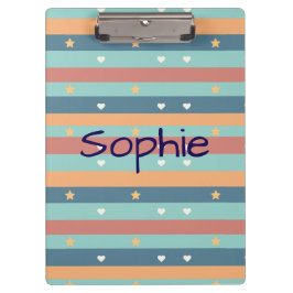 Pranchetas Personalized Cute clipboard with Name