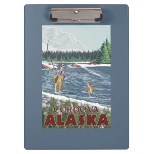 Pranchetas Pescador da mosca - Cordova, Alaska