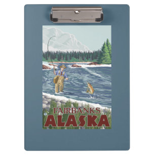 Pranchetas Pescador da mosca - Fairbanks, Alaska