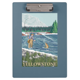 Pranchetas Pescador da mosca - Yellowstone ocidental, Montana