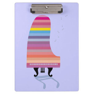 Pranchetas Piano de cauda colorido