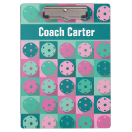 Pranchetas Pickleball com texto personalizado [frente/trás]