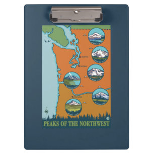 Pranchetas Picos do noroeste - 5 montanhas diferentes