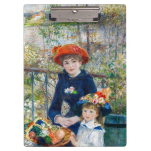 Pranchetas Pierre-Auguste Renoir - Duas irmãs no Terrace