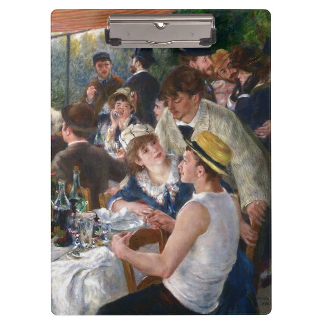 Pranchetas Pierre-Auguste Renoir - Luncheon do Partido Barco (Frente)