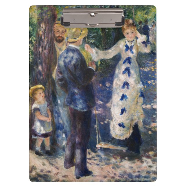 Pranchetas Pierre-Auguste Renoir - The Swing (Frente)