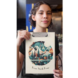 Pranchetas Pinheiros e picos nórdicos, personalizados