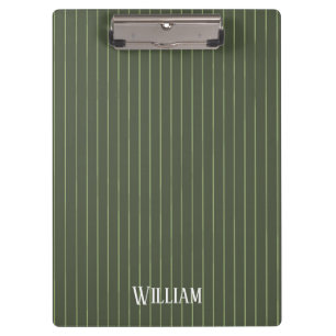 Pranchetas Pinstripes verde-oliva