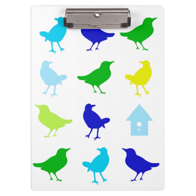 Pranchetas Pintura de aves coloridas por Chariklia Zarris (Frente)