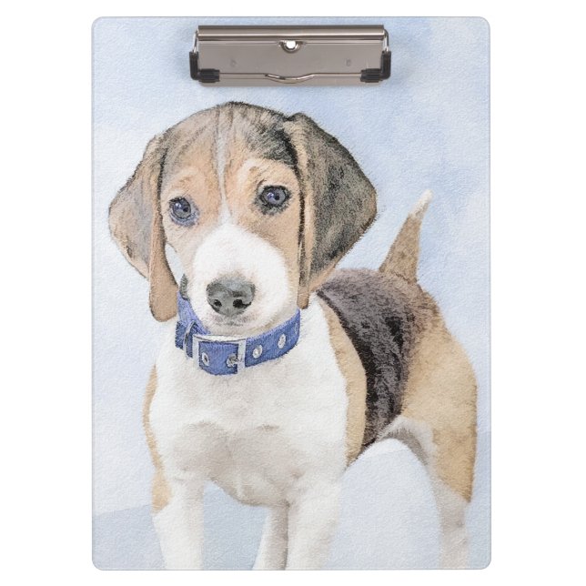 Pranchetas Pintura de Beagle - Arte de Cachorro Original Boni (Frente)