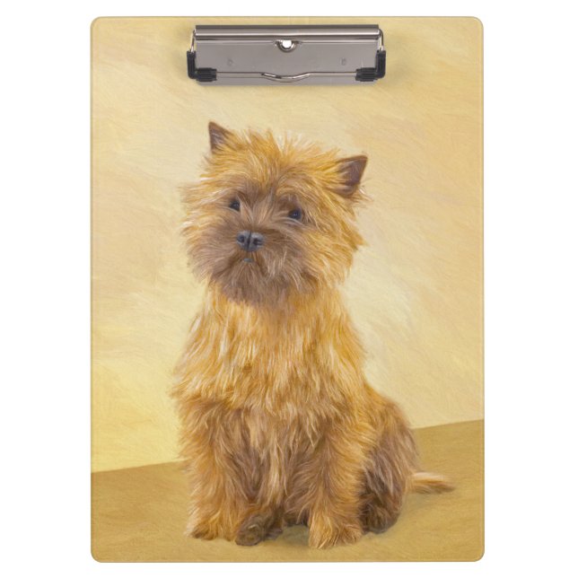 Pranchetas Pintura de Cairn Terrier - Arte de Cachorro Origin (Frente)