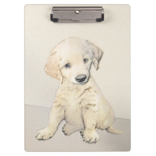 Pranchetas Pintura De Cãozinho Para Retriever ouro - Arte De 