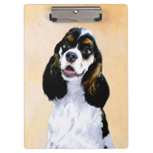 Pranchetas Pintura De Cocker Spaniel (Participante) - Arte De