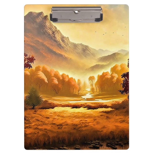 Pranchetas Pintura de Paisagem de Outono-68754 (Frente)