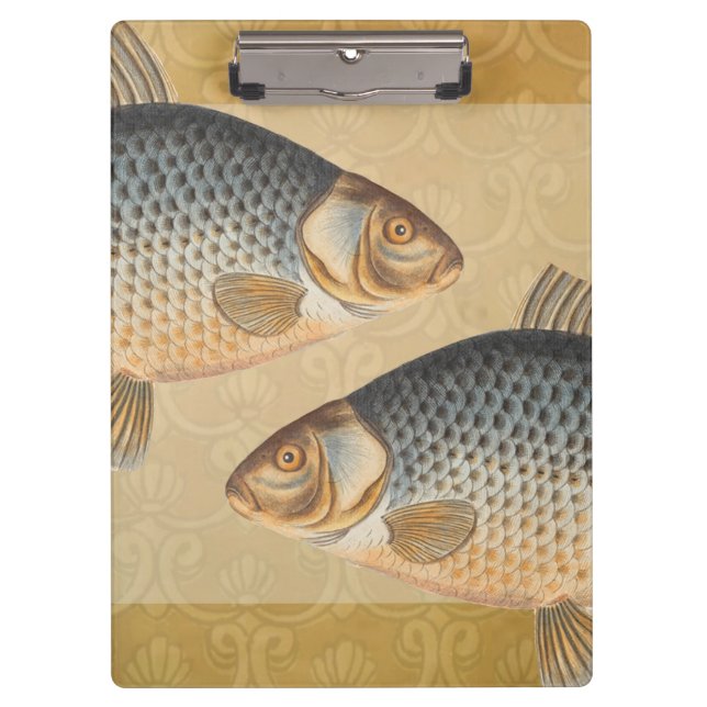 Pranchetas pintura de pesca de peixe carpa desenho de água do (Frente)