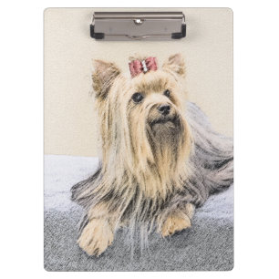 Pranchetas Pintura de Yorkshire Terrier - Arte de Cachorro Or