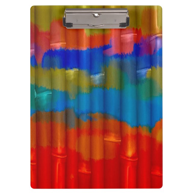 Pranchetas Pintura em acrílico de bambu 3 (Frente)