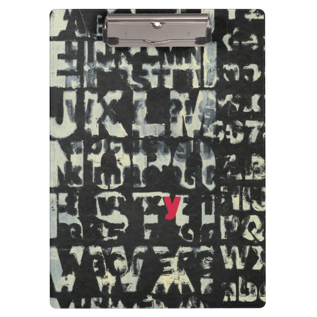 Pranchetas Pintura em alfabeto por Norman Wyatt (Frente)