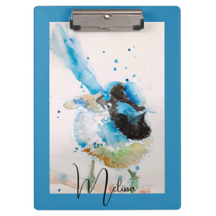 Pranchetas Pintura em Aquarela de Cardeal Azul Australiano