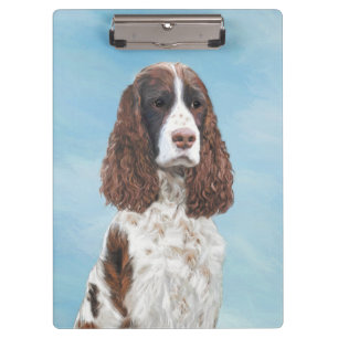 Pranchetas Pintura em inglês Springer Spaniel original