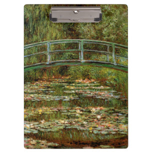 Pranchetas Pintura Familiar da Ponte de Arte Claude Monet