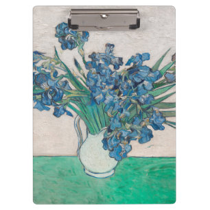 Pranchetas Pintura Impressionista Vaso de Íris de Van Gogh