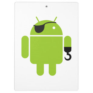 Pranchetas Pirata poderoso do robô do Android