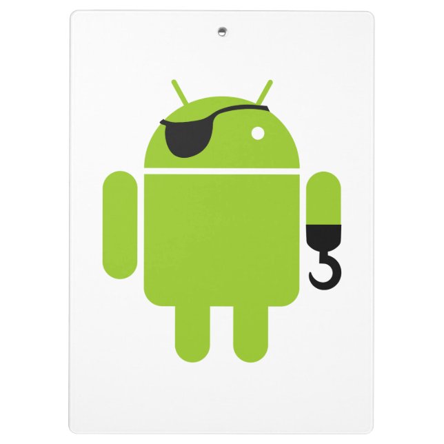 Pranchetas Pirata poderoso do robô do Android (Verso)