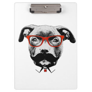 Pranchetas Pitbull Terrier do hipster