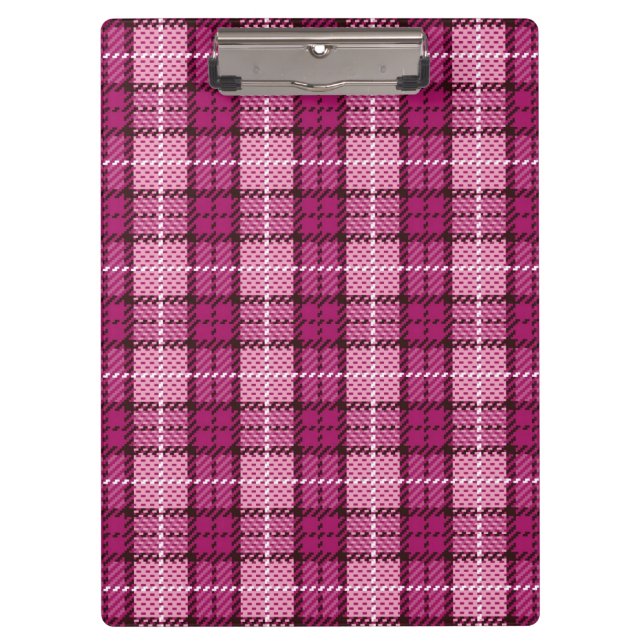 Pranchetas Pixel Plaid_Magenta-Black (Frente)