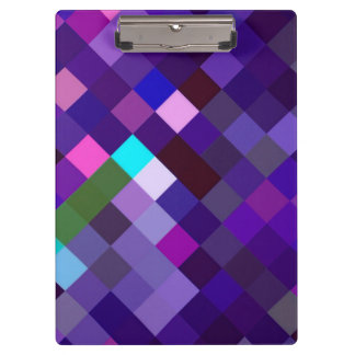 Pranchetas Pixelated Pattern - Purple