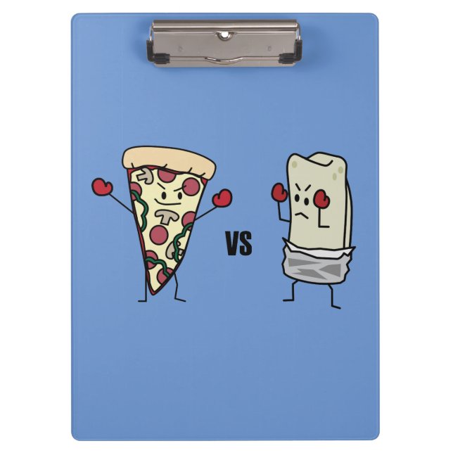 Pranchetas Pizza de Pepperoni CONTRA o Burrito: Mexicano (Frente)