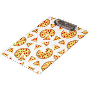 Pranchetas Pizza divertida legal e padrão de fatias em branco