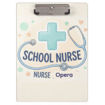Placa Personalizada de Enfermeira Escolar Vintage