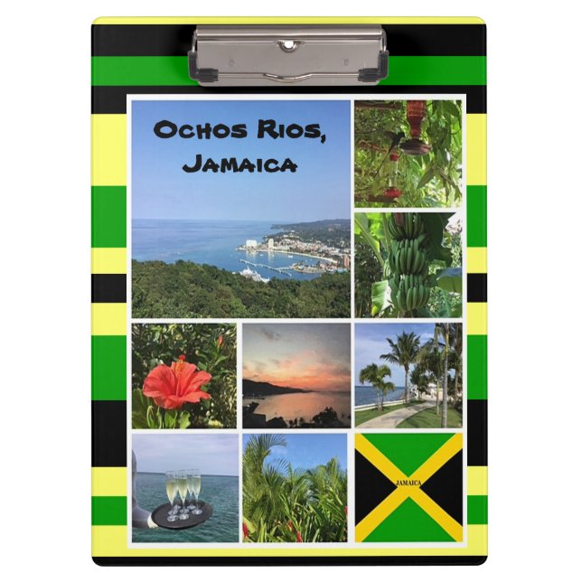 Pranchetas planejador da Jamaica (Frente)