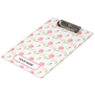 Pranchetas Planejador de Padrão Floral Botânico Aquarela