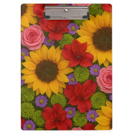 Pranchetas Planner Sunflower e Rosa