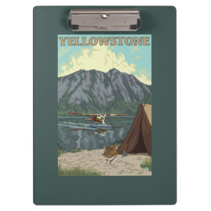 Pranchetas Plano de Bush & pesca - nacional de Yellowstone