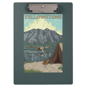 Pranchetas Plano de Bush & pesca - nacional de Yellowstone