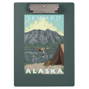 Pranchetas Plano de Bush & pesca - Seward, Alaska