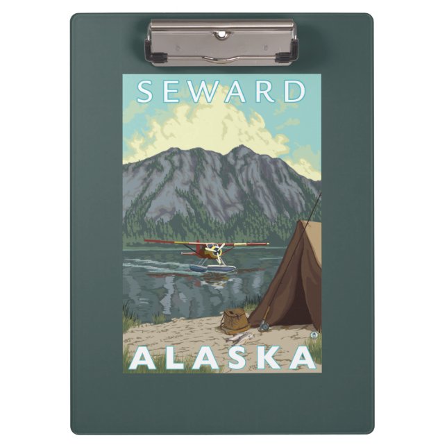 Pranchetas Plano de Bush & pesca - Seward, Alaska (Frente)