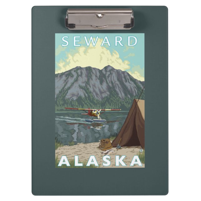 Pranchetas Plano de Bush & pesca - Seward, Alaska (Frente)