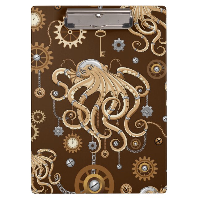 Pranchetas Polvo Steampunk Retro Fantasia Mecânica (Frente)