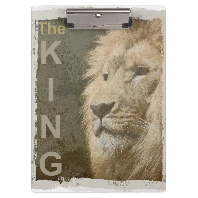 Pranchetas Pop Art Picture Lion Head King Modelo (Frente)