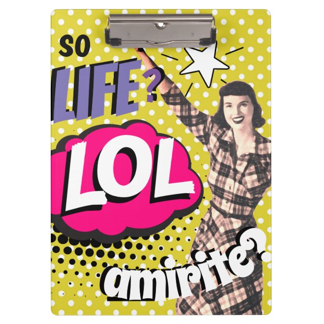 Pranchetas Pop de revista em quadrinhos (Frente)