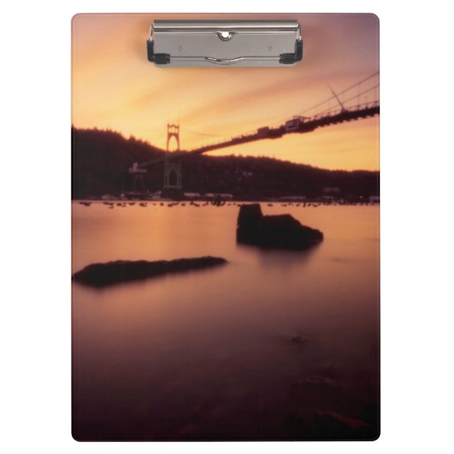 Pranchetas Por do sol da ponte de St Johns (Frente)