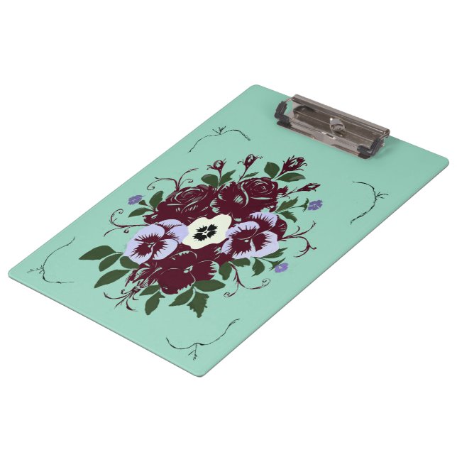 Pranchetas Porte-bloc Botanique | Élégance et Organisation (Inclinado)