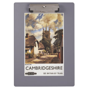 Pranchetas Poster britânico das estradas de ferro da opinião