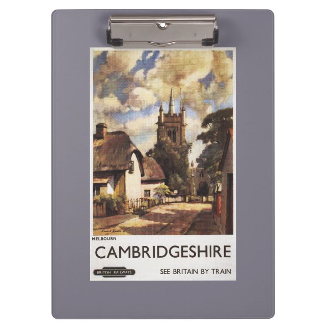 Pranchetas Poster britânico das estradas de ferro da opinião (Frente)