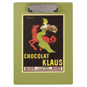 Pranchetas Poster da propaganda de Chocolat Klaus